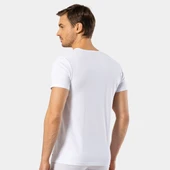Cacharel - Bisiklet Yaka T-shirt 1305/Beyaz - 4