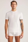 Kom James 2'li Modal Yuvarlak Yaka T-shirt - 1