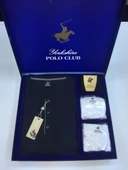 Polo Club Pijama Çamaşır Çorap Damat Set 873 - 4