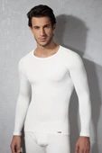 Doreanse Erkek Termal Polyester Yuvarlak Yaka Uzun Kollu T Shirt 2960 - 1