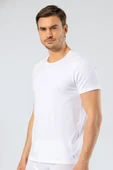 Cacharel - Bisiklet Yaka T-shirt 1305/Beyaz - 5