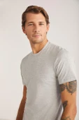 Kom James 2'li Modal Yuvarlak Yaka T-shirt - 5