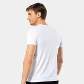 Cacharel Erkek V Yaka Likralı T-shirt 1332/Beyaz - 4