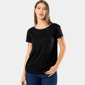 Wtshirt Kadın Siyah T-shirt Cannes/Siyah - 2
