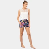 Türen Kadın Desenli Şort Takım 3303 thumbnail 1