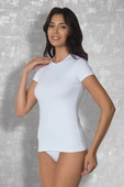 Doreanse Kadın Modal Yuvarlak Yaka Kısa Kollu T Shirt 9367 - 1
