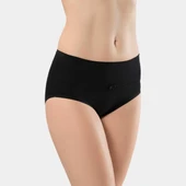 Türen Kadın Likralı Külot (2'li Paket) 964/Siyah - 2