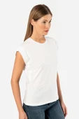 Türen Kadın Vatka Görünümlü T-shirt 3401/Beyaz - 3