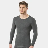 Türen Termal Bisiklet Yaka Uzun Kol (Unisex) 192/Gri - 2