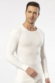 Cacharel - Termal Uzun Kol Bisiklet Yaka 1603/Beyaz - 1