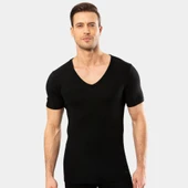 Cacharel - Termal kısa kol v yaka 1602/Siyah - 3