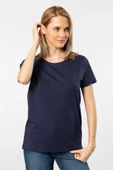 Wtshirt London Kısa kollu Bisiklet Yaka Kadın T-shirt Laci - 1