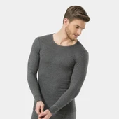 Türen Termal Bisiklet Yaka Uzun Kol (Unisex) 192/Gri - 3