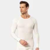 Cacharel - Termal Uzun Kol Bisiklet Yaka 1603/Beyaz - 2