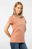 Wtshirt Somon Venice Kısa kollu V Yaka Kadın T-Shirt Venice/Somon - 1