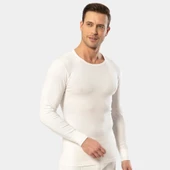 Cacharel - Termal Uzun Kol Bisiklet Yaka 1603/Beyaz - 3