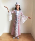 4 Parça Çocuk Bindallı Kına Elbisesi Mira Pembe - 2