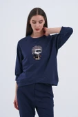Trend Kadın Eğlenceli Ve Şık Sweatshirt - 1