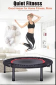 Profesyonel 102 Cm Delux Trambolin Çocuk/Yetişkine Uygun Taşınıp Katlanabilir Trampolin - 7