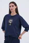 Trend Kadın Eğlenceli Ve Şık Sweatshirt - 7