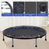 Profesyonel 102 Cm Delux Trambolin Çocuk/Yetişkine Uygun Taşınıp Katlanabilir Trampolin - 4