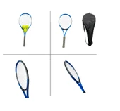 Kort Tenis Yetişkin Raketi Seti Başlangıç Seviye Tenis Raketi Seti Taşıma Çantası - 5