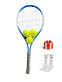 Kort Tenis Yetişkin Raketi Seti Başlangıç Seviye Tenis Raketi Seti Taşıma Çantası - 1