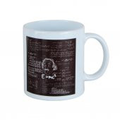 Albert Einstein Set Einstein Küçük Defter Puf Yastık Kupa Fanus Biblo - 3