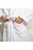 Pamuklu Bornoz Unisex % 100 Pamuklu Yüksek Kaliteli Otel Bornozu - 3