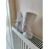 Antik Mısır Nefertiti ve Anubis Biblo 20 Cm - 3