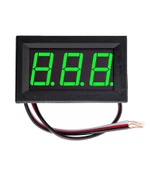 Digital Voltmetre 0.56 İnc Dc 0-30V Yeşil 3 Telli Panel Tip - 1
