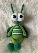 Afacan Çekirge Amigurumi Organik Oyuncak - 1