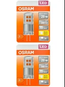 (2 Adet) Osram 2,6W (28W) 2700K (Sarı Işık) G4 Duylu Led Kapsül Ampul thumbnail 1