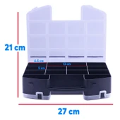 24 Bölmeli Organizer Kutu Çift Taraflı Küçük Malzeme Alet Takım Çantası - 2