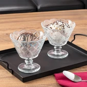 Porsima 1108 Ayaklı Dondurma Ve Magnolia Kasesi, Şekerlik, Çerezlik 6lı Sunum Kasesi 180ml - 3