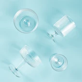 Porsima 4lü Ayaklı Dondurma Ve Magnolia Kasesi, Şekerlik, Çerezlik Sunum Kasesi 250ml - 150ml - 6