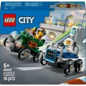 Lego City Uçak, Hastane Yatağına Karşı Yarış Arabası Paketi 60459 - 5 Yaş Üzeri Çocuklar için Yaratıcı Oyuncak Yapım Seti thumbnail 3