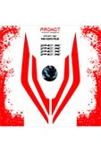 Rebon MotoDesign PCX 125/150 UYUMLU FAR KAPLAMA STİCKER 2021-24 KIRMIZI - 1