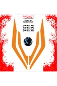 Rebon MotoDesign PCX 125/150 UYUMLU FAR KAPLAMA STİCKER 2021-24 TURUNCU - 1