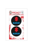 PROMOT SUZUKİ MOTOSİKLET 3D KABARTMALI DAMLA LOGO STİCKER 5cm 05 - 1