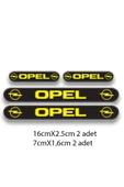 PROMOT OPEL 3D DAMLA 4'LÜ OTO STİCKER SET 3 - 1