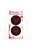PROMOT KURU KAFA 3D KABARTMALI DAMLA LOGO STİCKER 5cm 07 - 1
