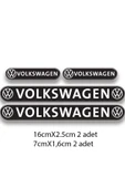 PROMOT VOLKSWAGEN 3D DAMLA 4'LÜ OTO STİCKER SET 2 - 1