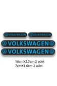 PROMOT VOLKSWAGEN 3D DAMLA 4'LÜ OTO STİCKER SET 1 - 1