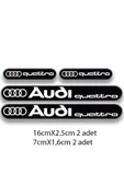 PROMOT AUDİ 3D DAMLA 4'LÜ STİCKER SET 2 - 1