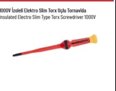 1000 V İZOLELİ ELETROSLİM TORX UÇLU TORNAVİDA T20 - 1