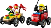 LEGO City 60458 Pizza vs. Fire Truck Race Car Pack - 3
