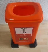 Sıfır Atık Geri Dönüşüm Atık Pil Atık Kovası 50 LT thumbnail 3