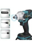 stilmax  Germany 36v 5ah Kömürsüz Bakır Sargı Çift Akülü Şarjlı Metal Somun Sökme Bijon Matkap Seti - 4