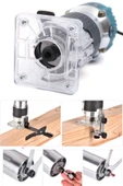STAXX POWER  Bakır Sargılı 3500 Watt Titanyum Motor Mini Freze Formika Traşlama Makinesi 6mm Pens (Devir Ayarsız) - 2